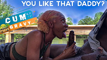 Young Jamaican gives deepthroat blowjob to Florida man